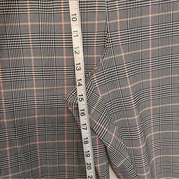 Lane Bryant Slim Capri 4-Season Pant black glen plaid stretch crop trousers 22 - Picture 11 of 12